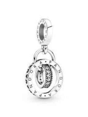 (Can’t buy this anymore) Authentic Pandora Circles Logo Signature Charm